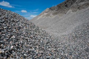 Granular A Gravel Pile