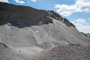 Piles of Granular A Gravel